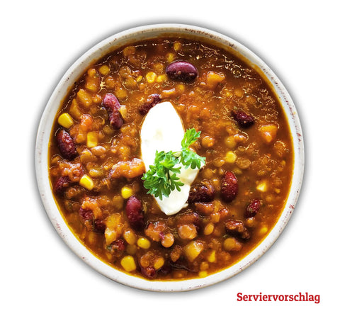 Leckere Chili SIN Carne, 100% vegan schnell zubereitet | Suppdiwupp