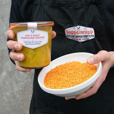 Leckere Ash-e Mast, Persischer Eintopf, 100% vegan schnell zubereitet | Suppdiwupp