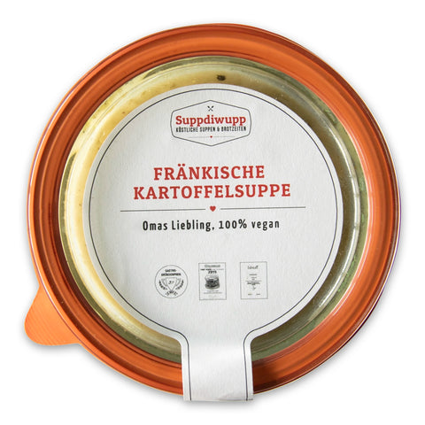Leckere Fränkische Kartoffelsuppe, 100% vegan im original Weck®-Glas | Suppdiwupp