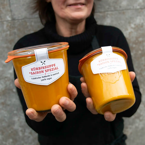 Leckere Kürbissuppe, 100% vegan - ★ Saison Spezial schnell zubereitet | Suppdiwupp