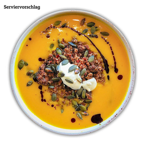 Leckere Kürbissuppe, 100% vegan - ★ Saison Spezial schnell zubereitet | Suppdiwupp