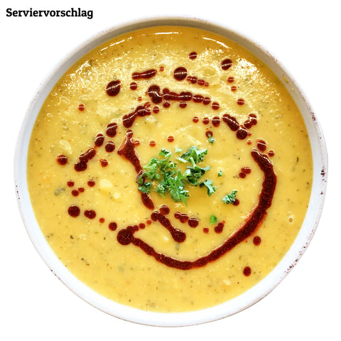 Leckere Türkische Linsensuppe mit Minze, 100% vegan schnell zubereitet | Suppdiwupp