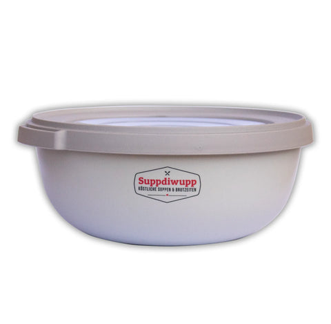 Robuste, BPA-freie 750ml Suppenschale. Mikrowellen- und spülmaschinengeeignet. Perfekt für umweltbewusste Genießer.