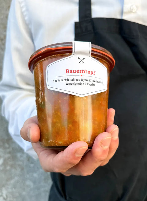 Herzhaft-geschmackiger Bauerntopf mit den besten Zutaten aus regionalem Bezug.
