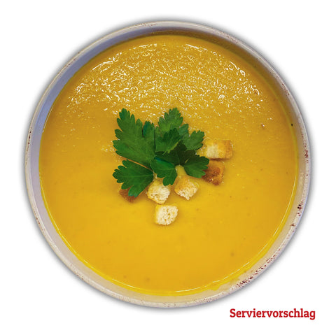 Leckere Karotte-Ingwer-Zitronengras Suppe, 100% vegan schnell zubereitet | Suppdiwupp