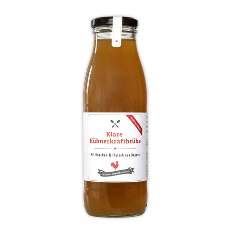 klare Hühner Kraftbrühe Suppdiwupp
