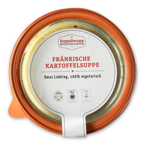 Leckere Fränkische Kartoffelsuppe, 100% vegetarisch im original Weck®-Glas | Suppdiwupp